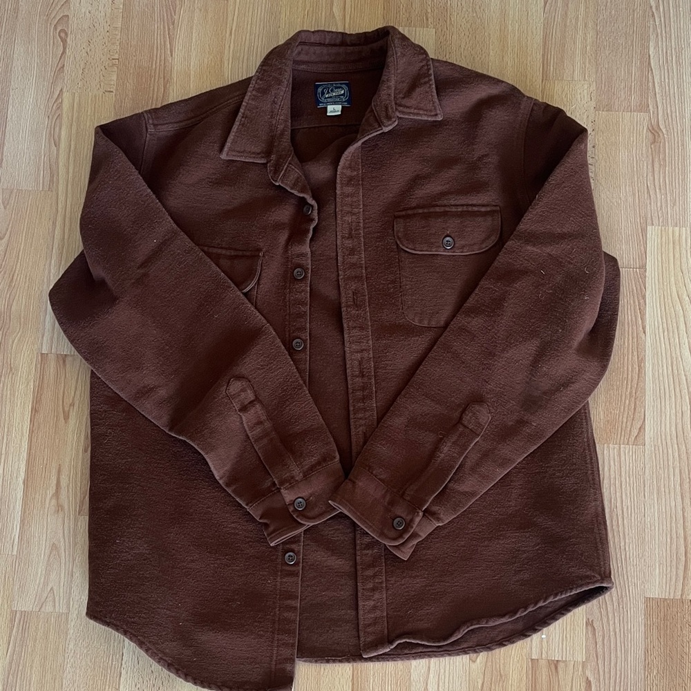 J Crew Men’s Brown Shacket